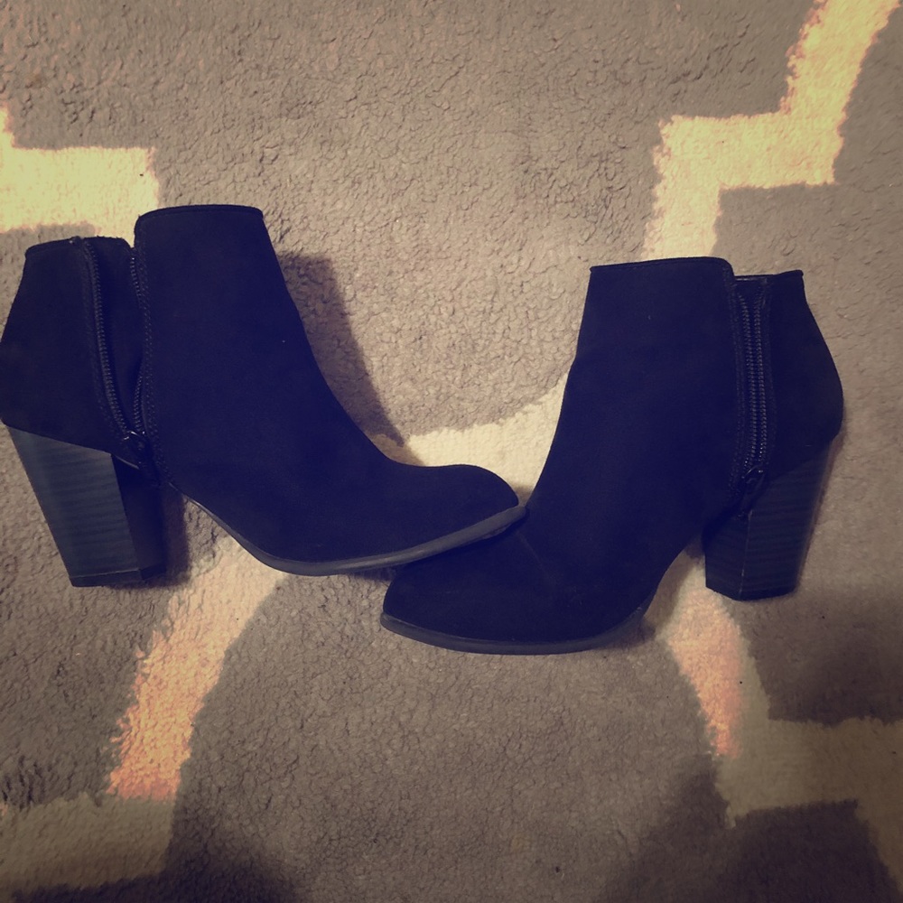 Black booties